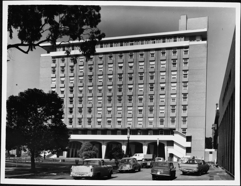 Admin (Raymond Priestley) Building. 1970