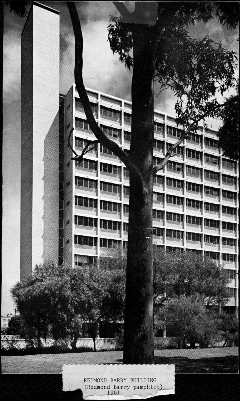 Redmond Barry Building. 1961