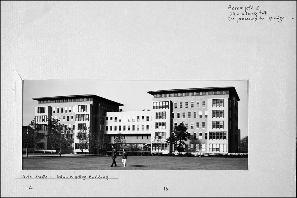Arts South (John Medley Building) 1974