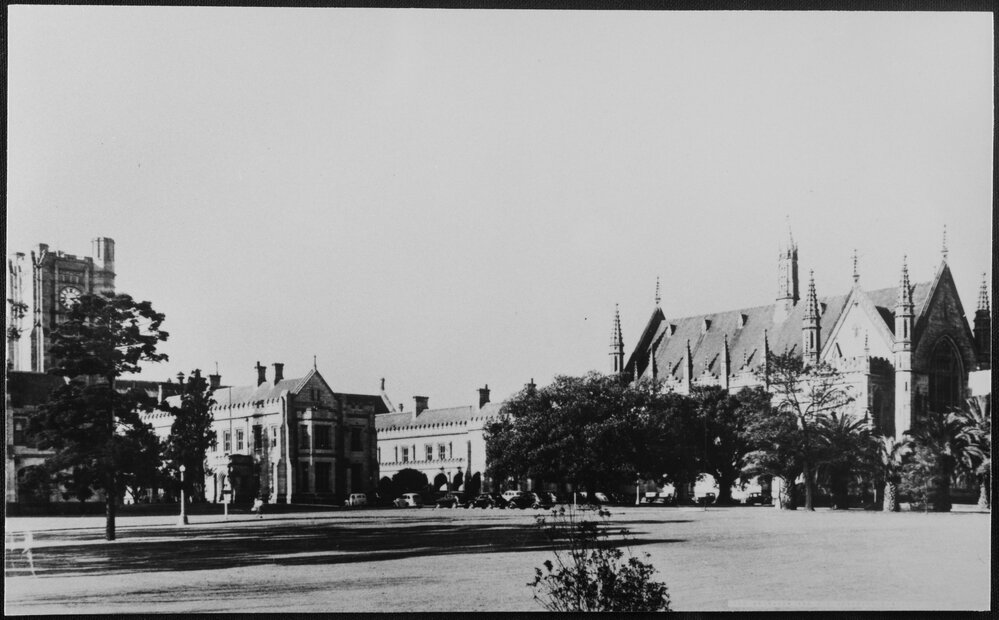 Old Arts Building and old Wilson Hall
