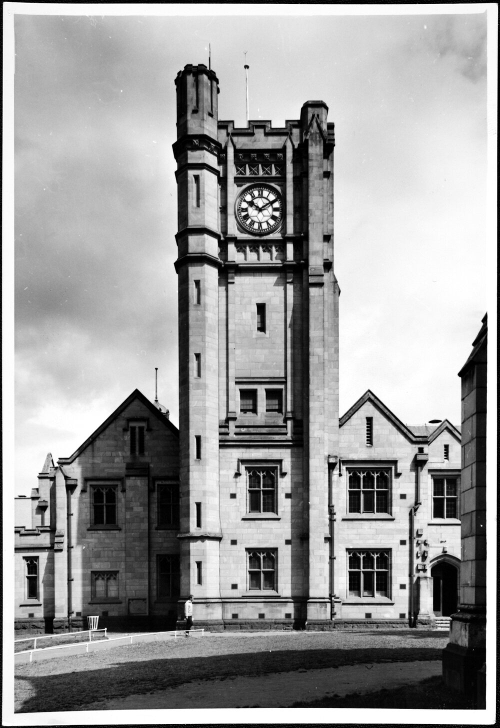 Old Arts Building clock tower. 1969