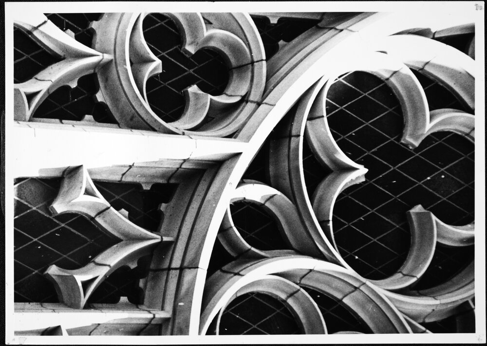 University building (Law?) window detail