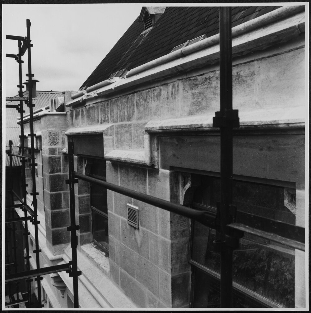 Old Physics Building showing restoration