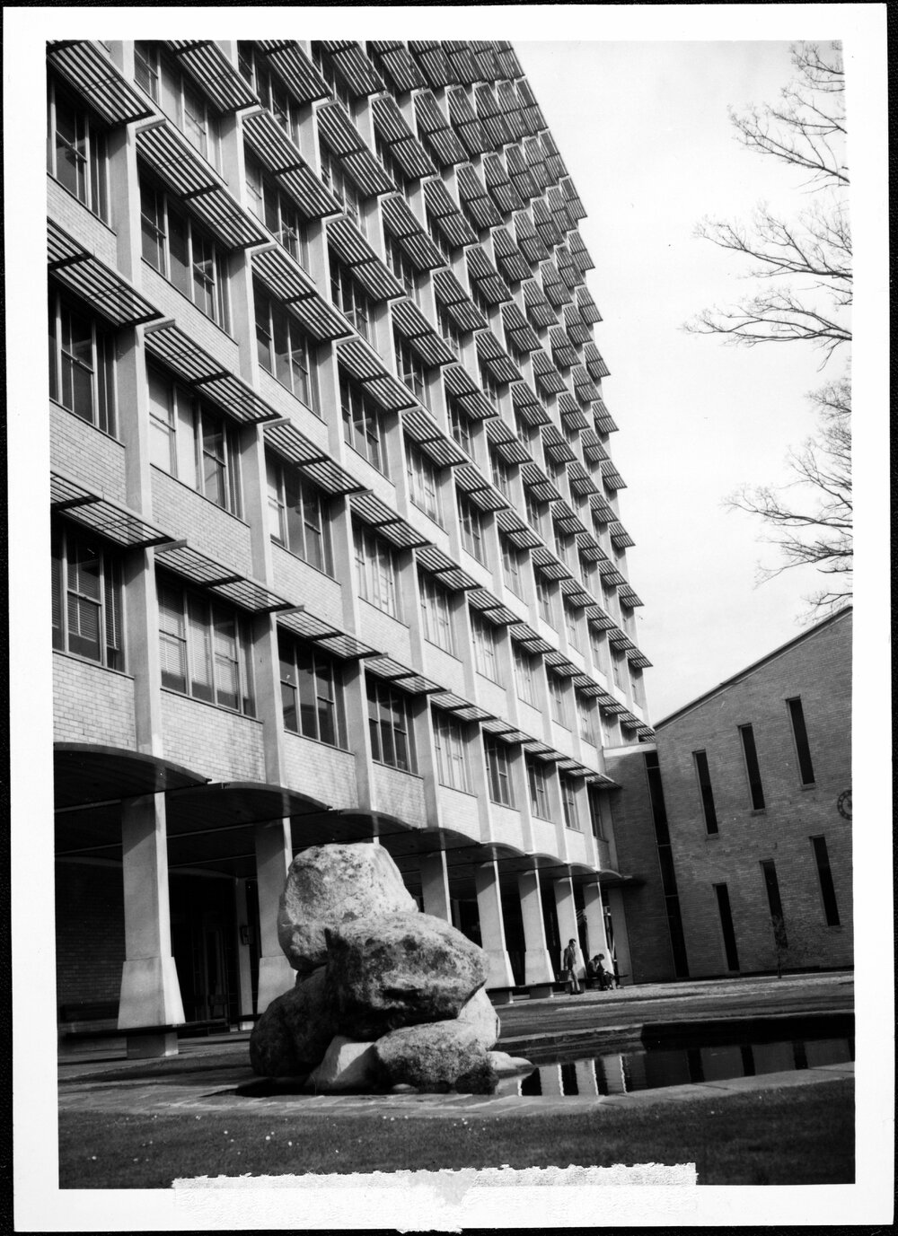 Redmond Barry Building Courtyard. 1967