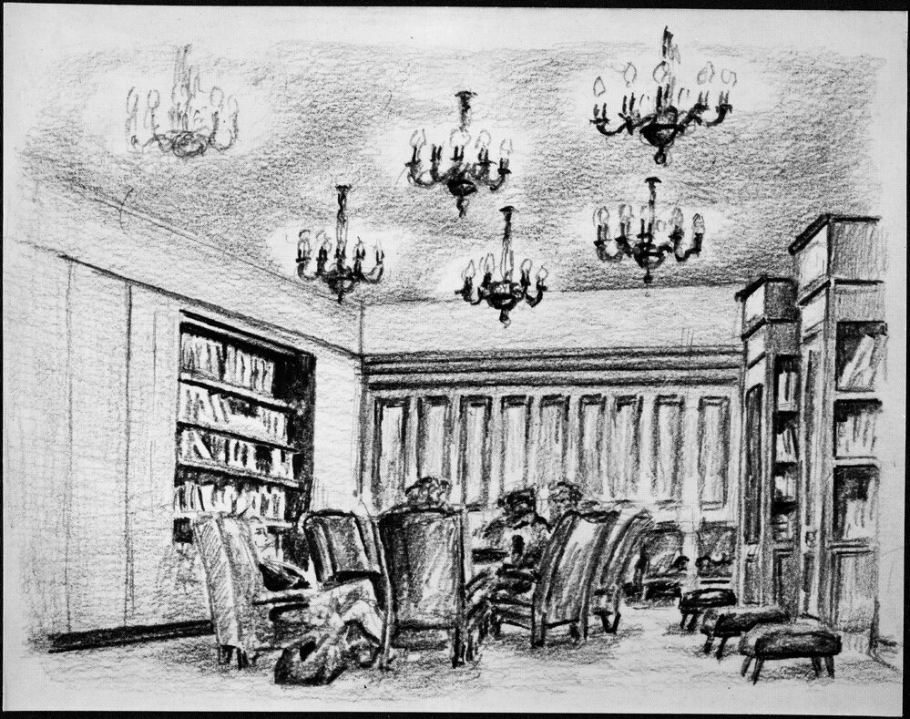 The Union - drawing of interior