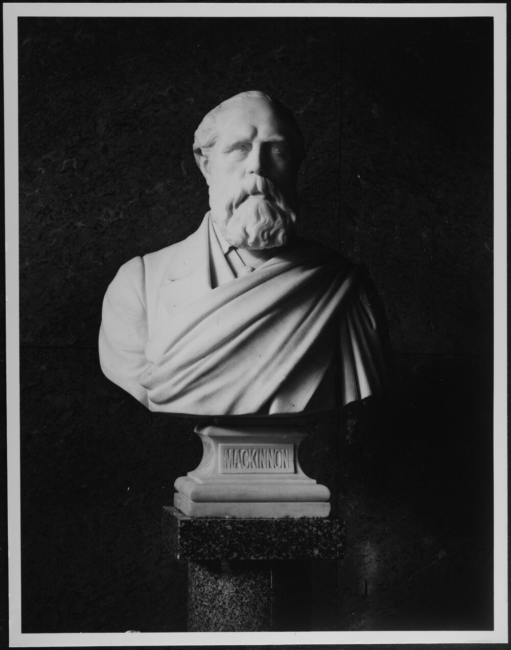 Wilson Hall - Mackinnon bust