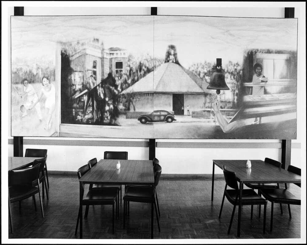 Ridley College mural by Raja Idris