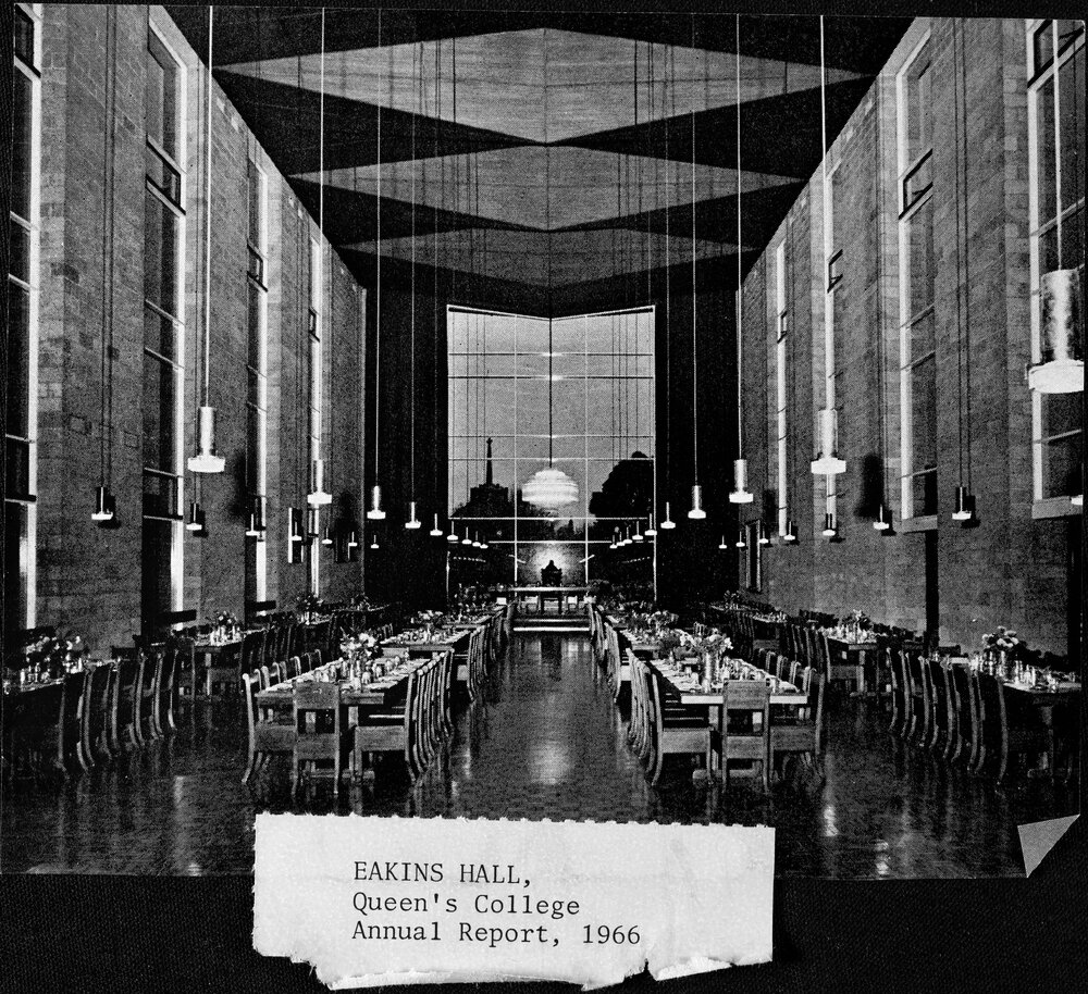 Queen&rsquo;s College, Eakins Hall. 1966