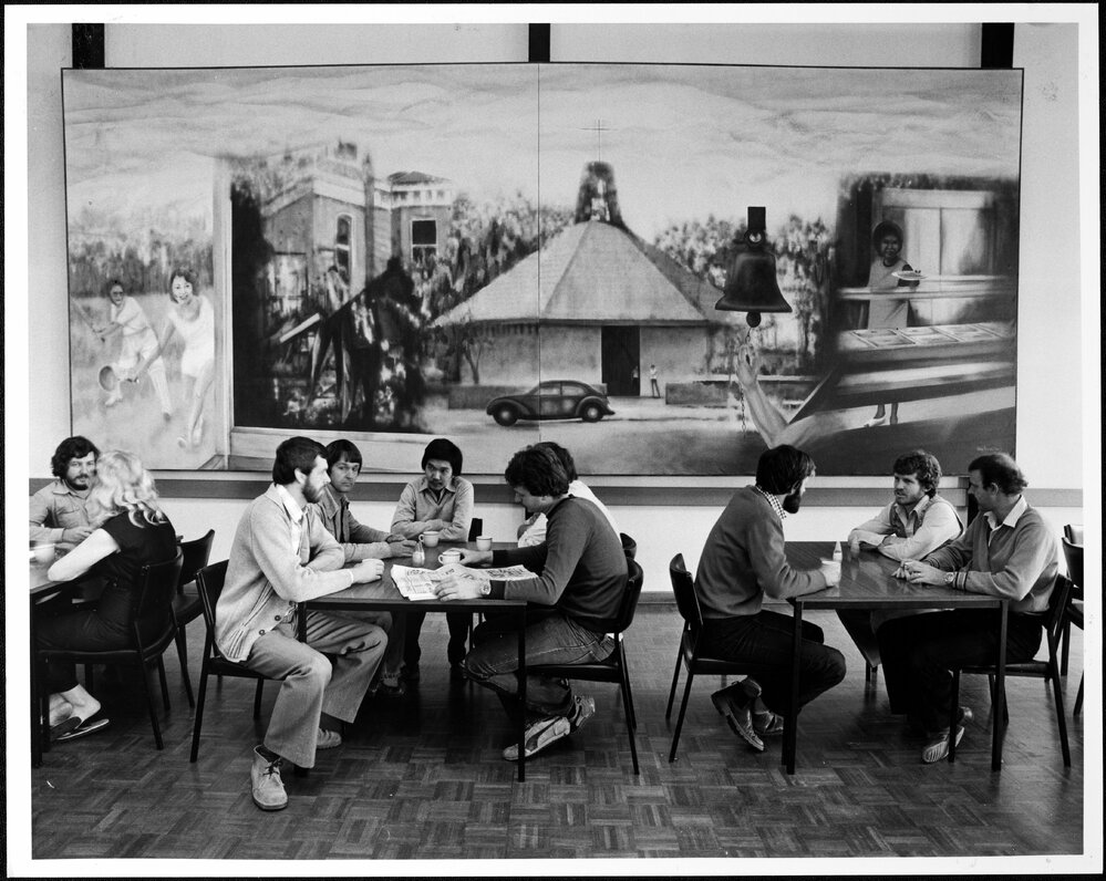 Ridley College mural by Raja Idris