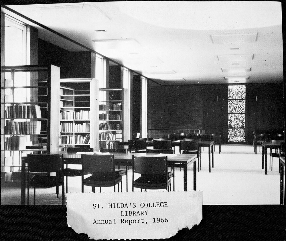 St Hilda&rsquo;s College Library. 1966