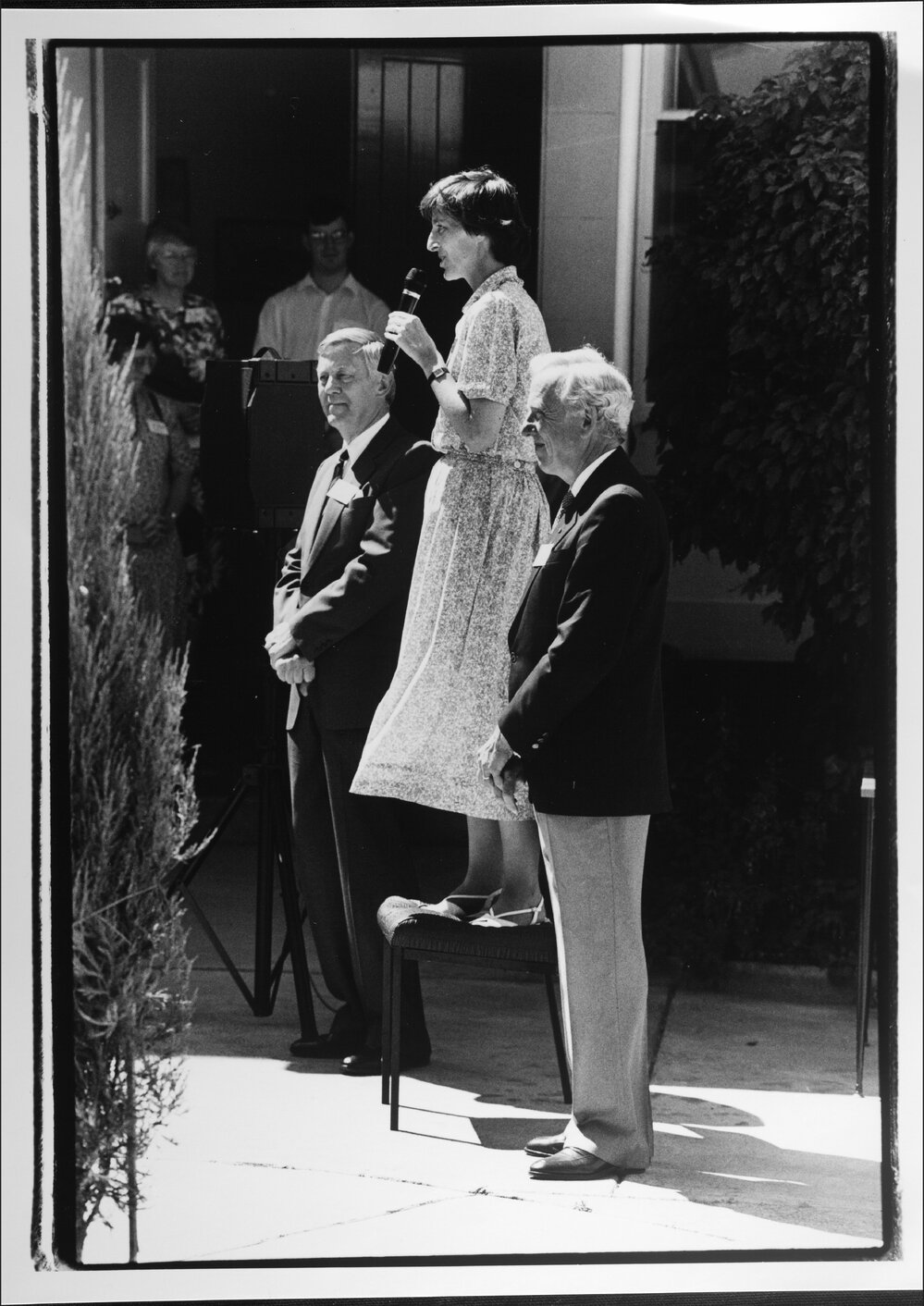 St Mary&rsquo;s College. Sister Jane Kelly with Sir Edward Woodward and Professor David Penington