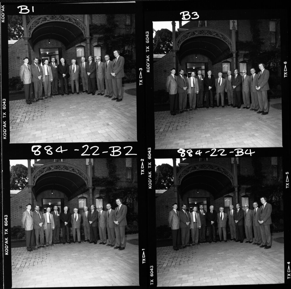 Germanic Studies. 8 German scholars visiting for a symposium on History and Literature as a Bicentennial gift of the West German Government