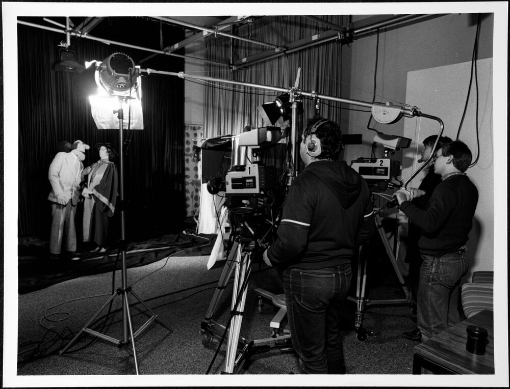 Equal Opportunity. Filming &lsquo;The Silk Hat Trick&rsquo; video. 1986