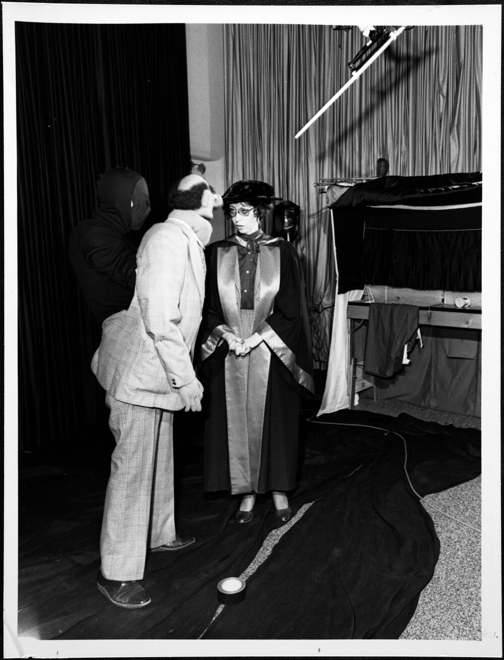 Equal Opportunity. Filming &lsquo;The Silk Hat Trick&rsquo; video. 1986