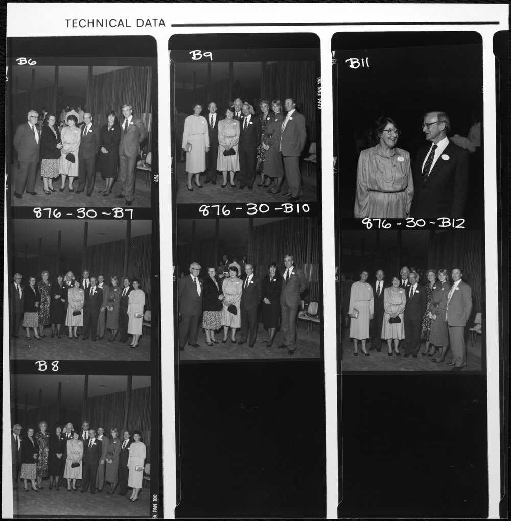 Tulloh, Professor Norman, farewell function. 30 Jun 1987