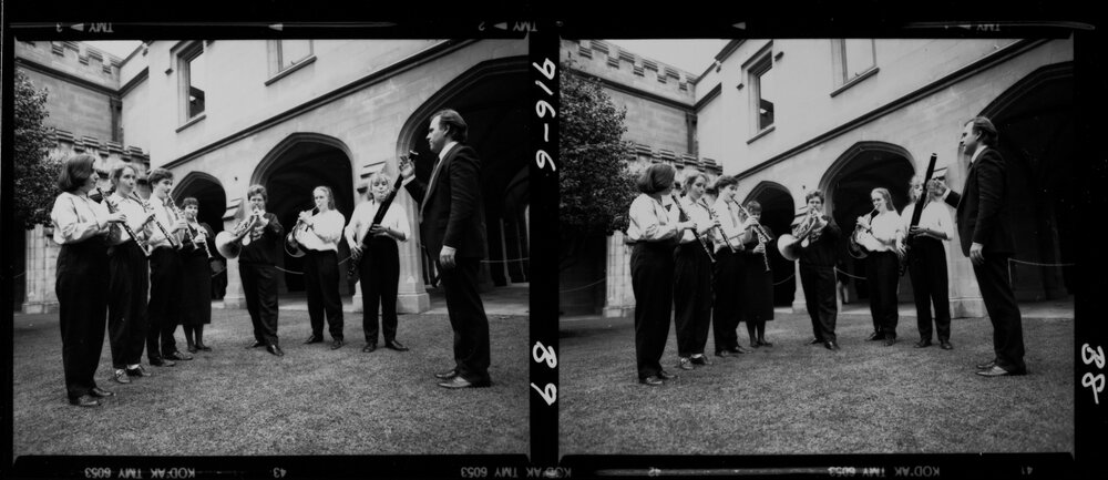 Music Faculty. Early Music Wind Ensemble, directed by Greg Dikmans. 11 Jun 1991