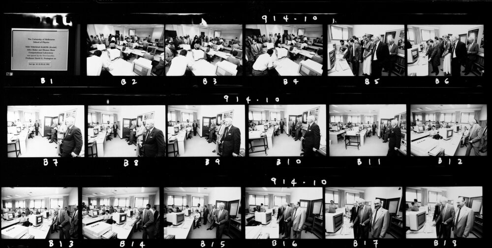 Physics. Opening of the Thomas Baker, Alice Baker and Eleanor Shaw Computational Laboratory.