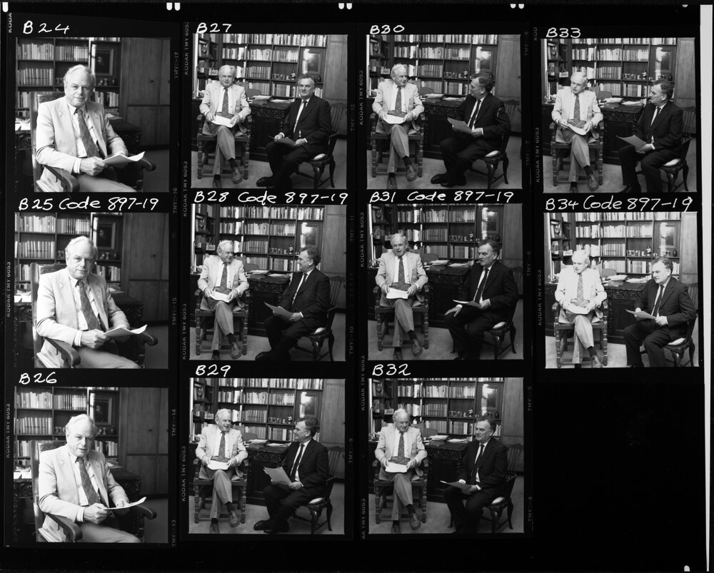 Rhodes visitor. Dr Kenny, Warden of Rhodes House