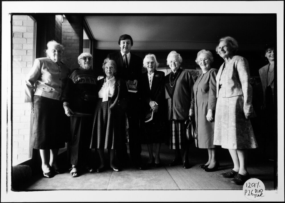 Science Faculty event. Science Graduates centenary including Alvie Wilmot, Sophie Ducker, Edna Heggey and Beth Caldicott.