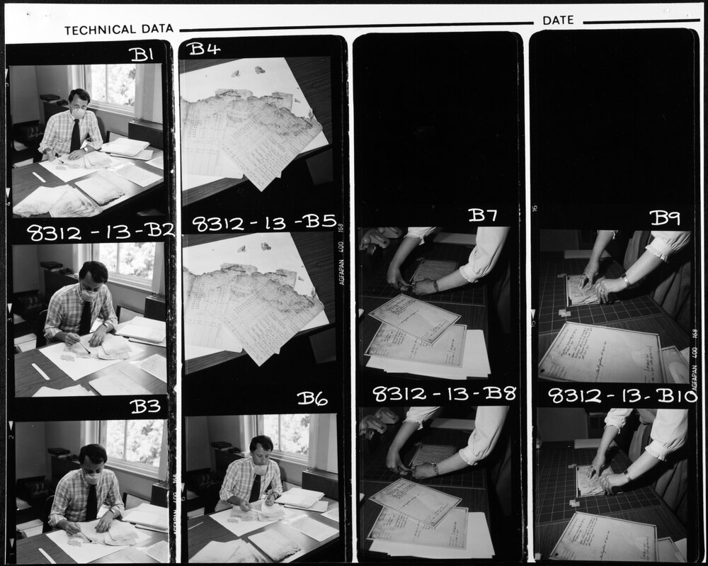 University Library Archives conservation
