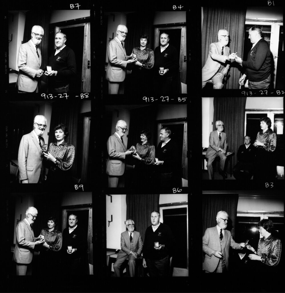 University Library - Event. Bronze medal presentations, Bob Hocking and Helen Armstrong
