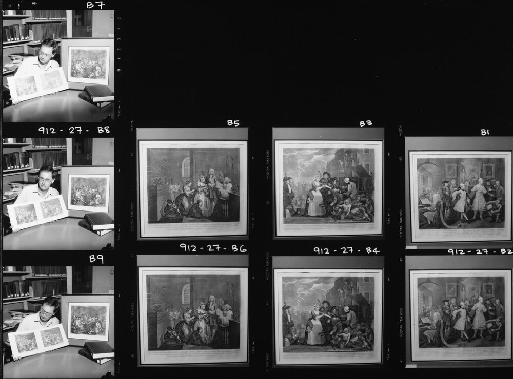 University Library - Event. Geoffrey Down and Hogarth prints