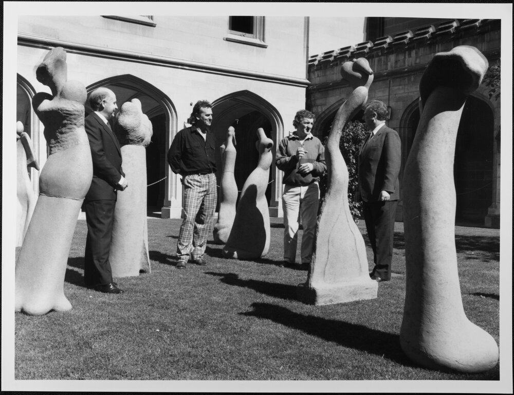 University Museum of Art. Sculpture exhibition. Sep 1990