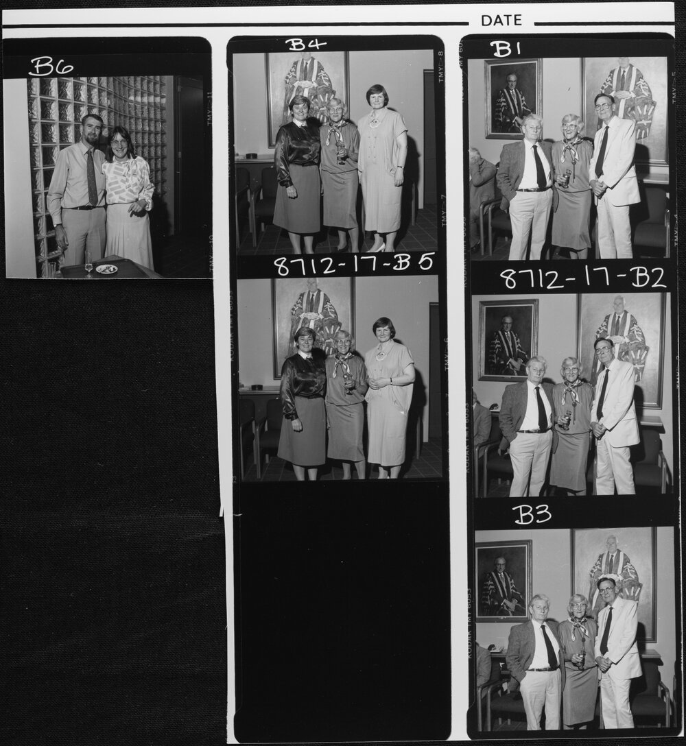 Buckley, Prof Vince at his farewell with Prof Nancy Millis and Prof Don Pitcher