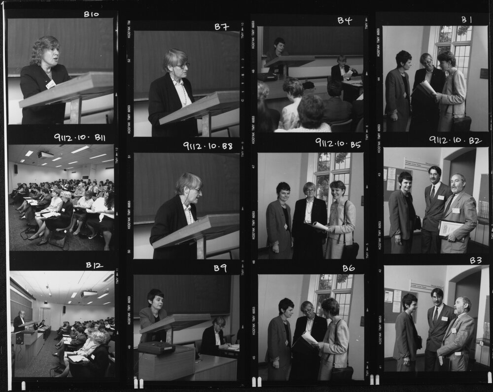 Charlesworth, Hilary (right) with Prof Cheryl Saunders and others