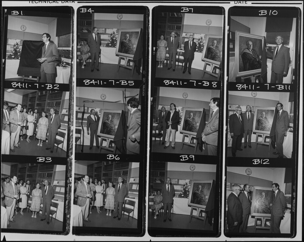 Lovell, Prof R. R. H., Epidemiology at portrait painting unveiling. 7 Nov 1984