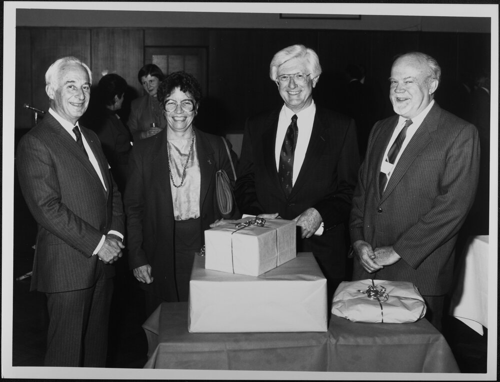 Lovering, Prof John at his farewell. 2 Jun 1987