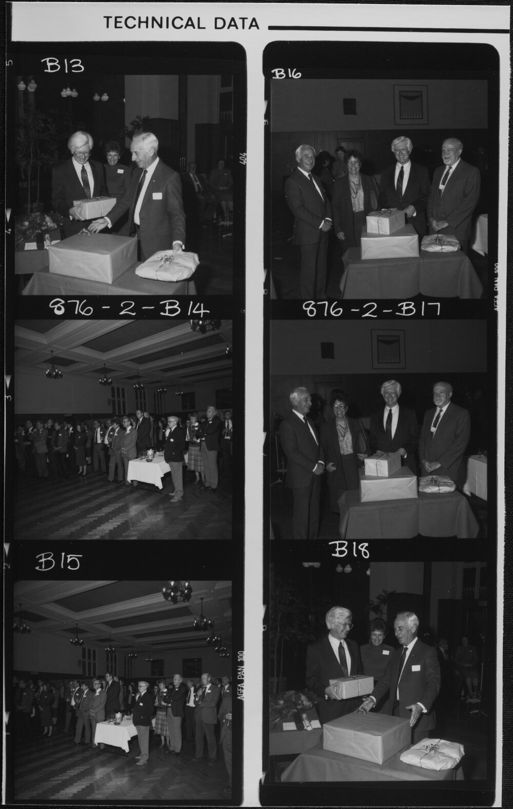 Lovering, Prof John at his farewell. 2 Jun 1987