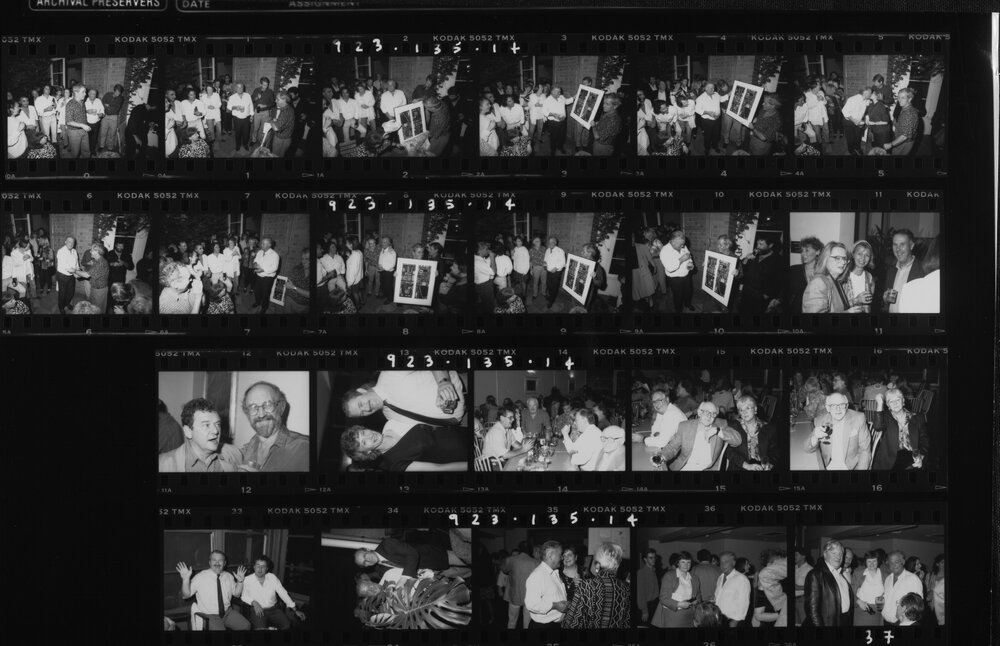 O&rsquo;Hearn, Dinny, farewell at University House