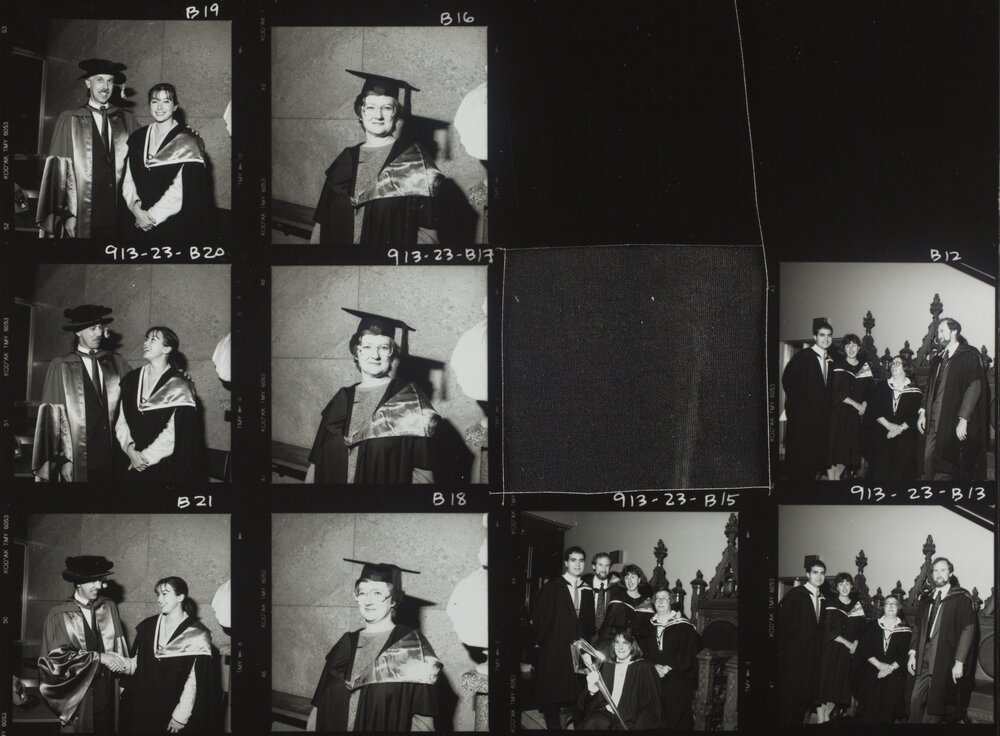 Conferring - Solicitors: G. Harvey, D. Rechtman, S. Fry and C. Scanlon, Carmel Byrne and Prof Yeomans . 1991