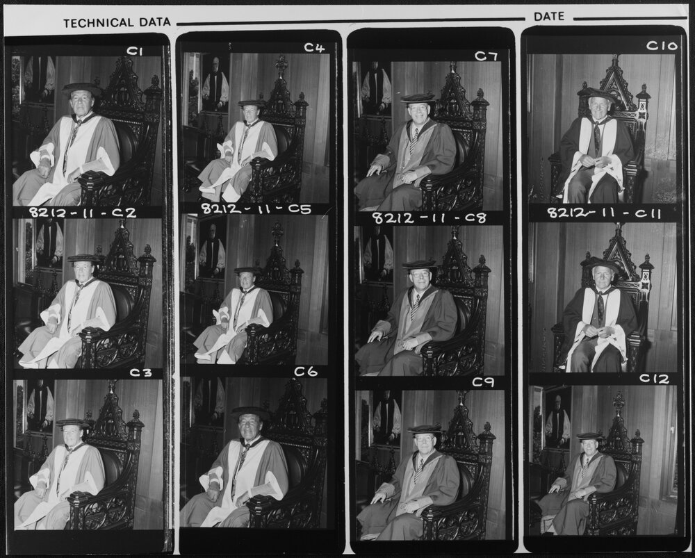 Conferring including Rupert Hamer and Davis McCaughey. 1982