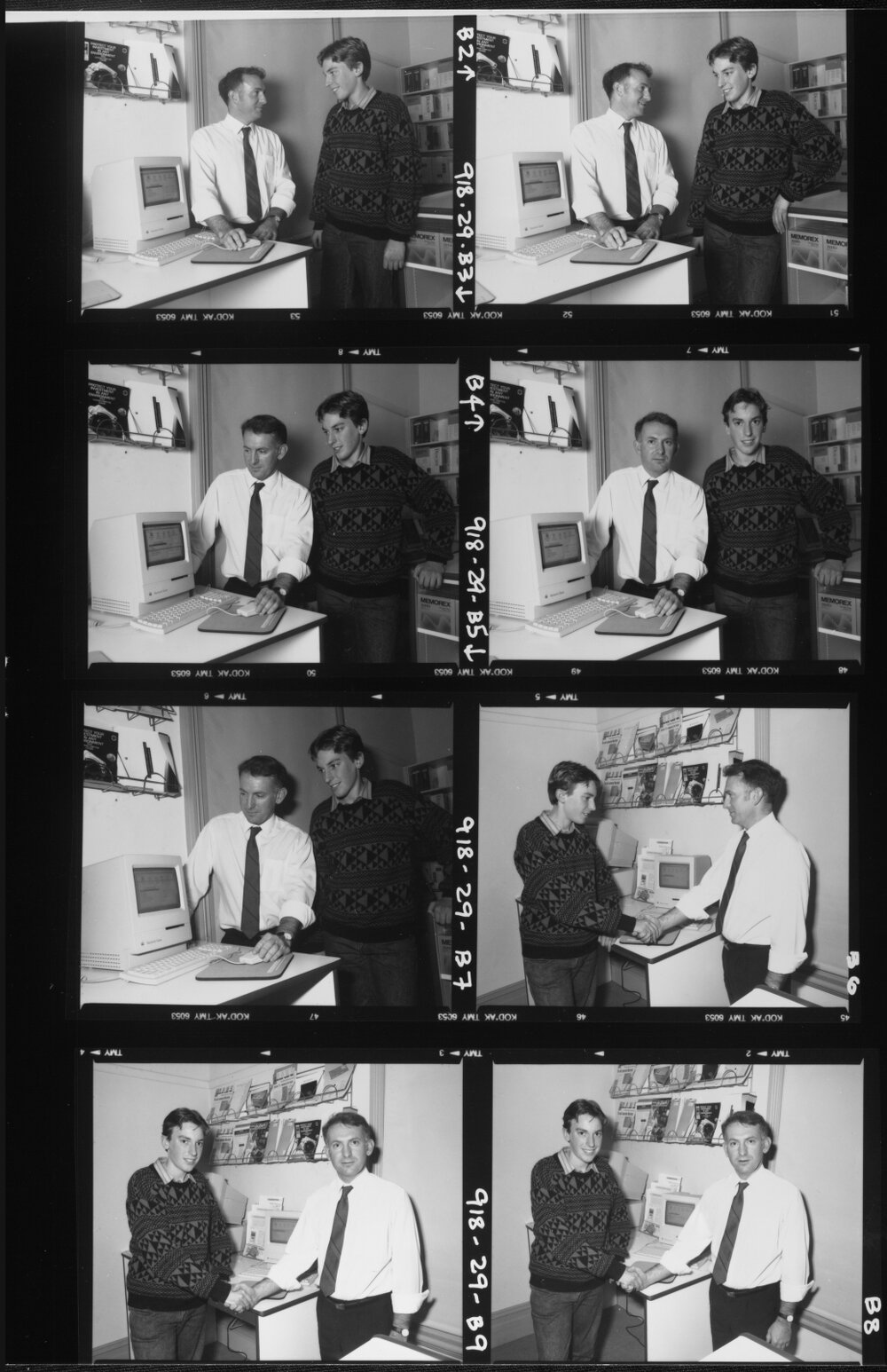 Discovery Day - Computer Shop prize presentation. 1991