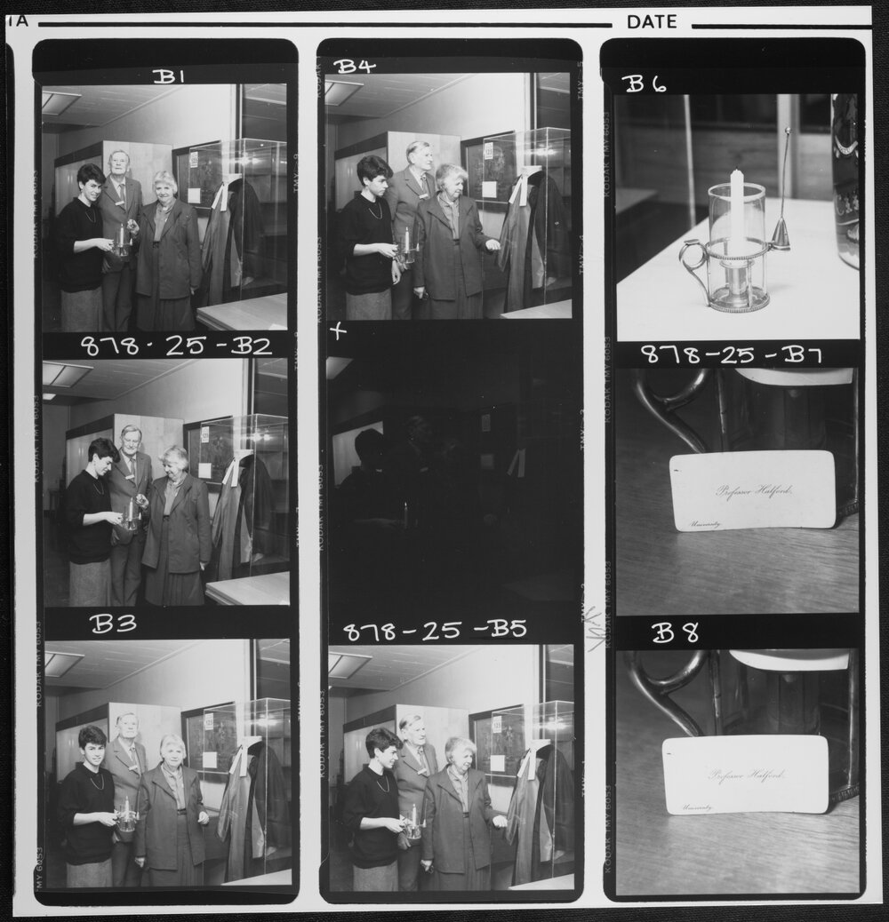 Medical Faculty event - Descendants of the Halford family gathering before the 32nd Halford oration in the medical Museum 25 Aug 1987