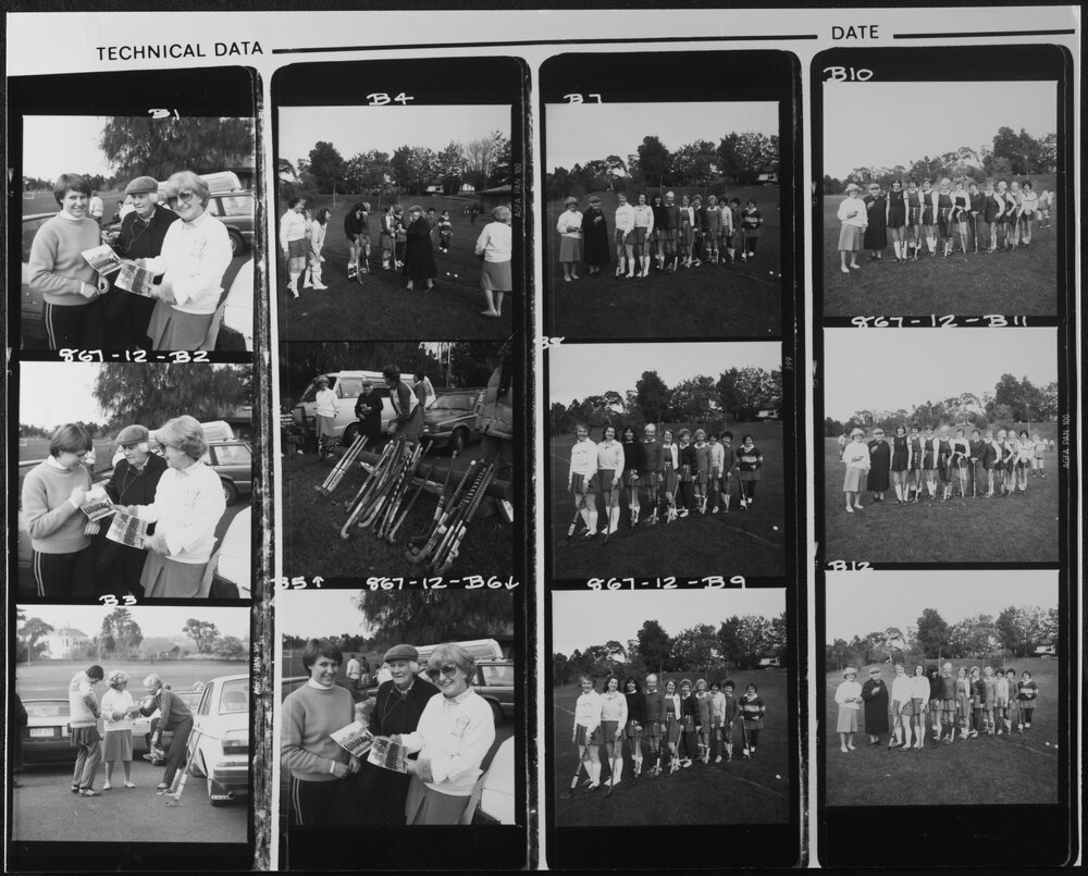 Sport - womens Hockey Club. 1986