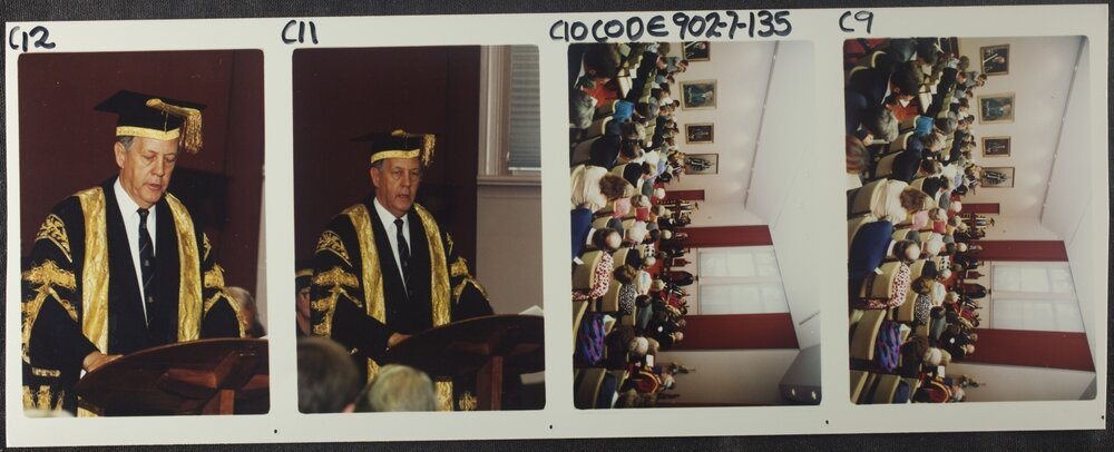 Woodward, Sir Edward, Installation as Chancellor.