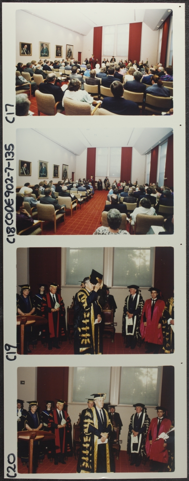 Woodward, Sir Edward, Installation as Chancellor.