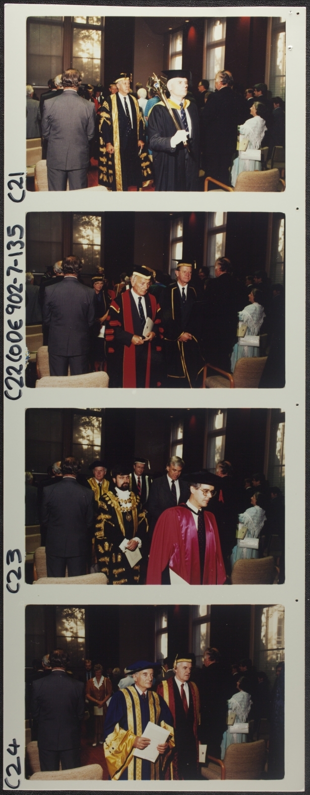 Woodward, Sir Edward, Installation as Chancellor.