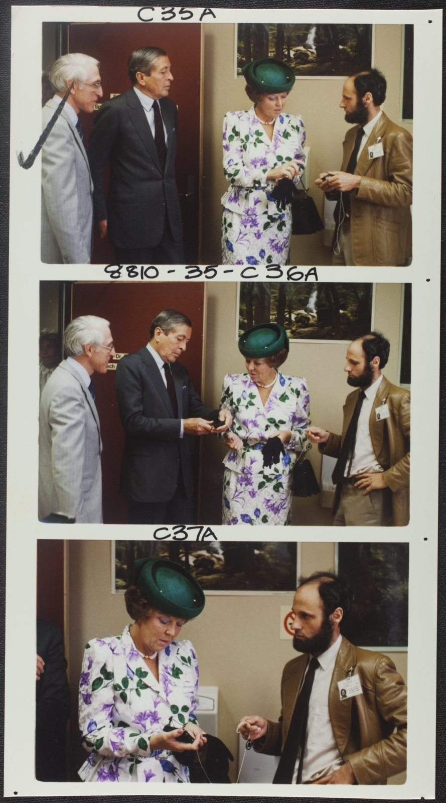 Otolaryngology - visit of Queen Beatrix to the Department