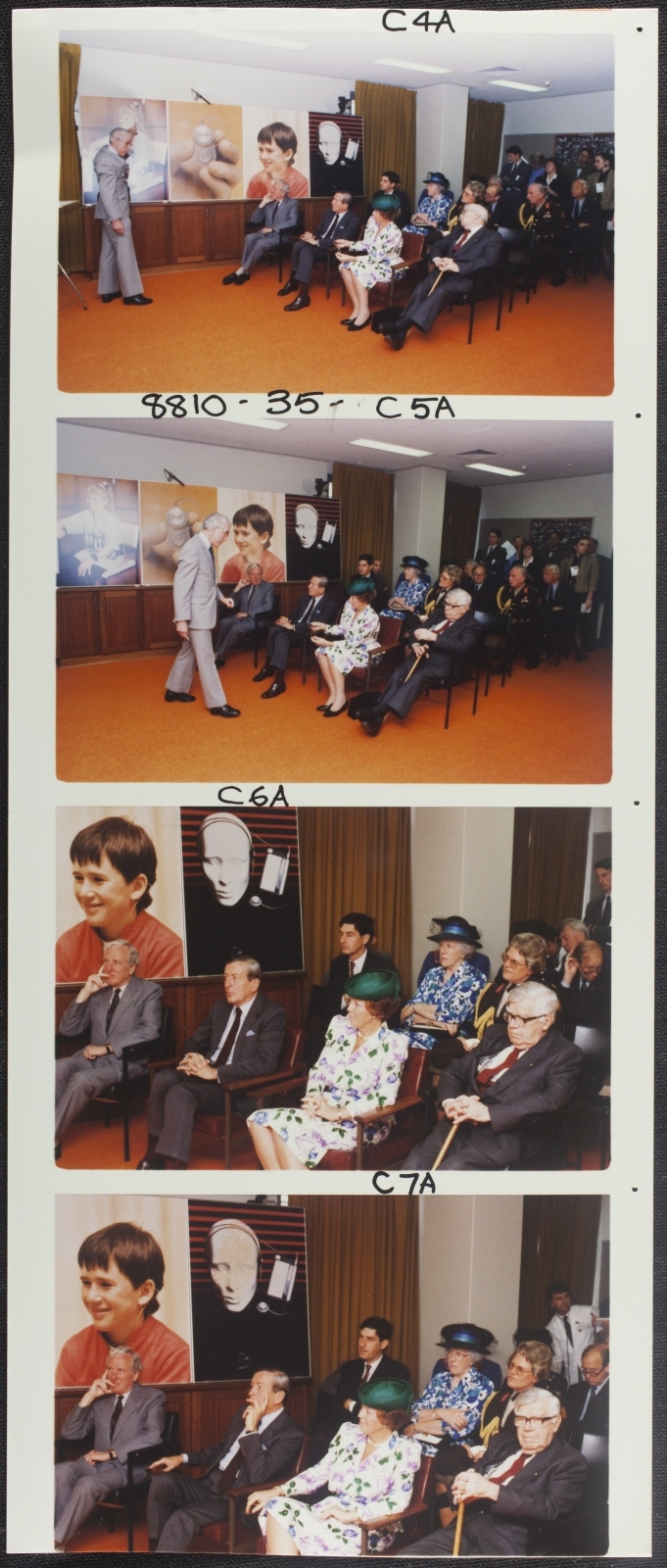 Otolaryngology - Professor Graeme Clark hosting visit of Queen Beatrix to the Department.