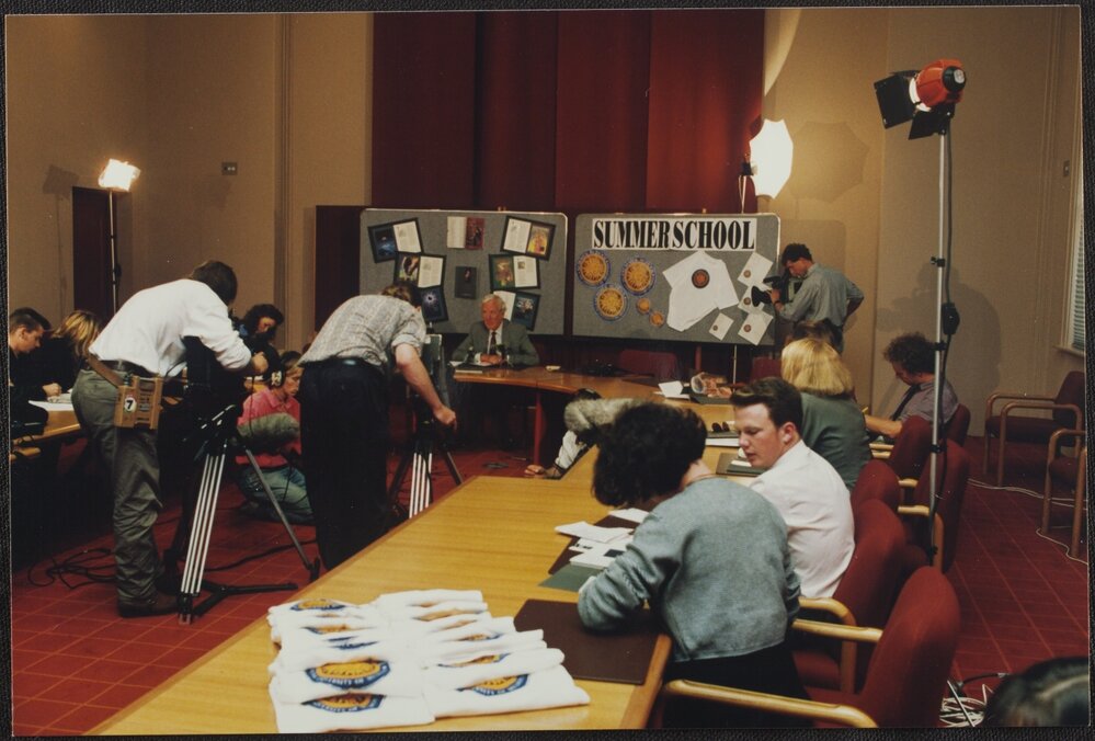 Summer School - launch [?] with Vice Chancellor David Penington