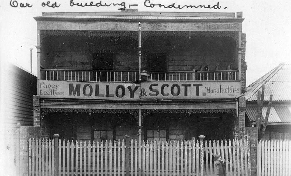 Our old building - condemned