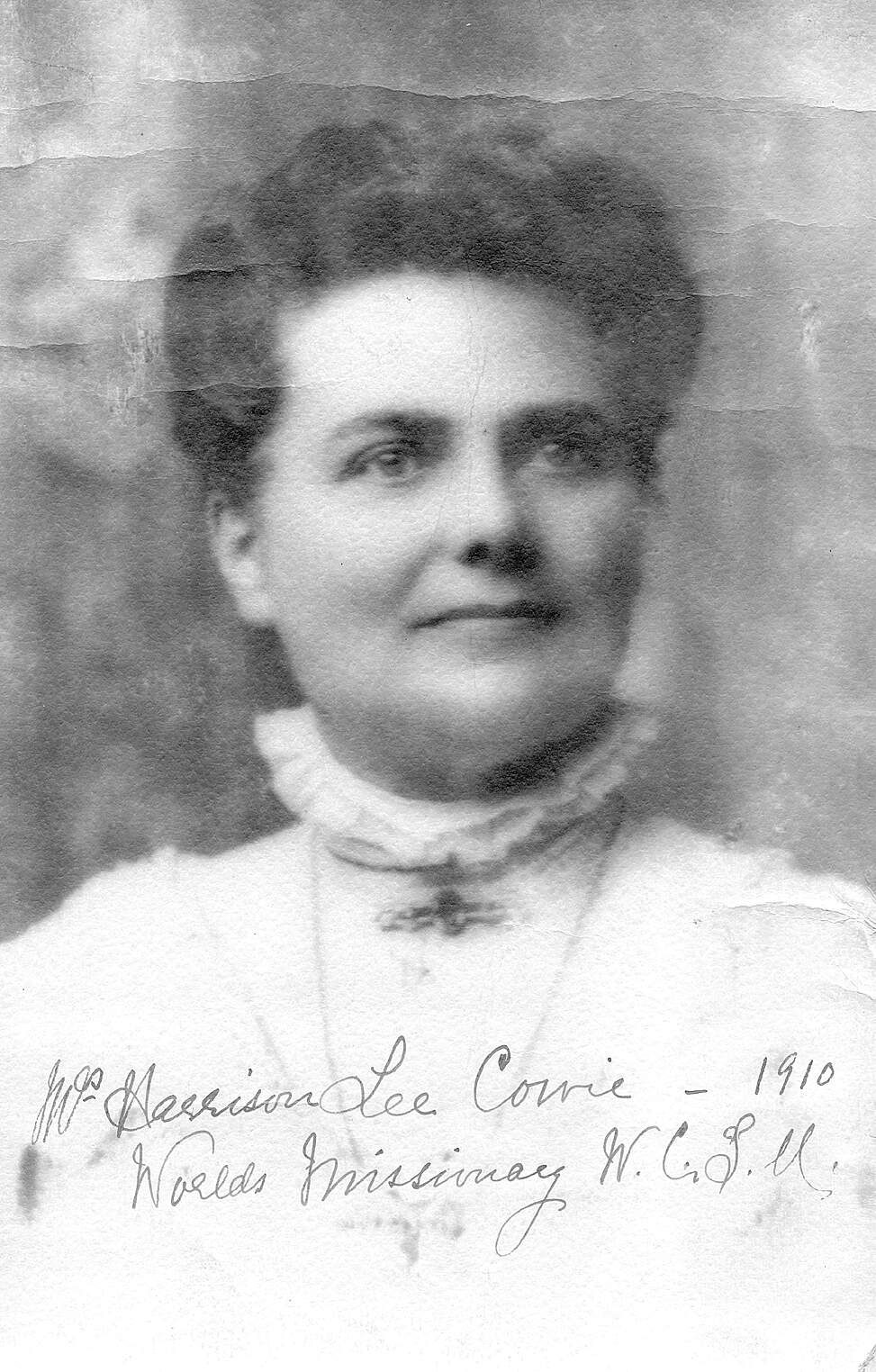Mrs Harrison Lee Cowie - 1910 Worlds Missionary WCTU