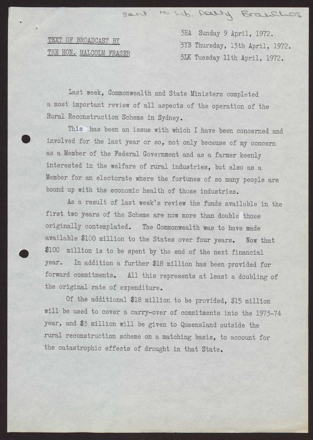 Rural Reconstruction Scheme