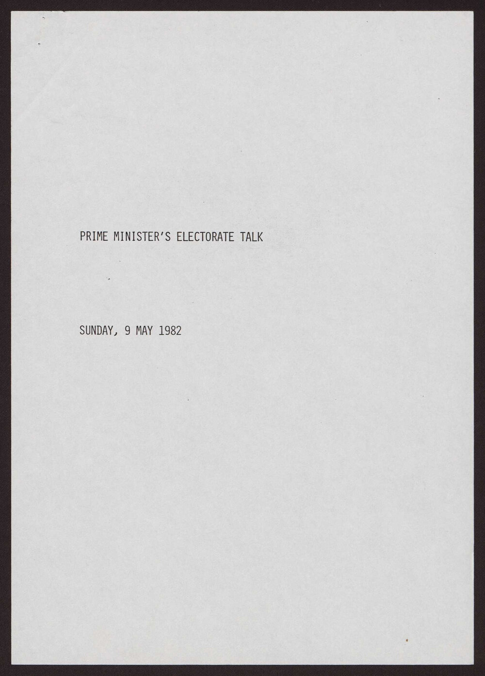 Overseas trip to the United States, Japan and Korea, Falkland Island crisis
