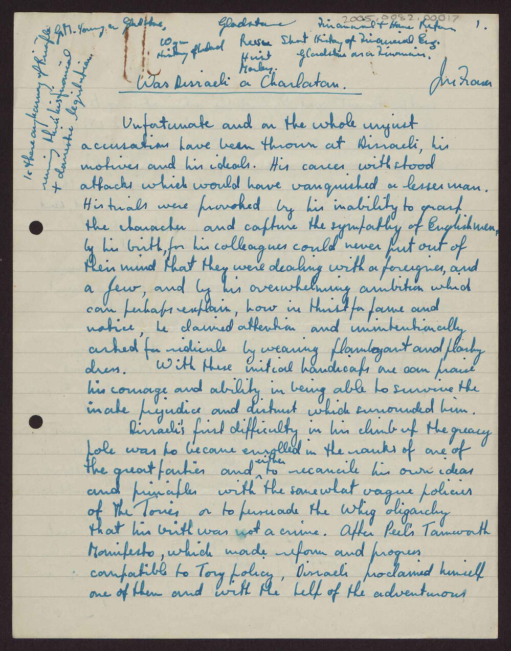 Was Disraeli a charlatan?