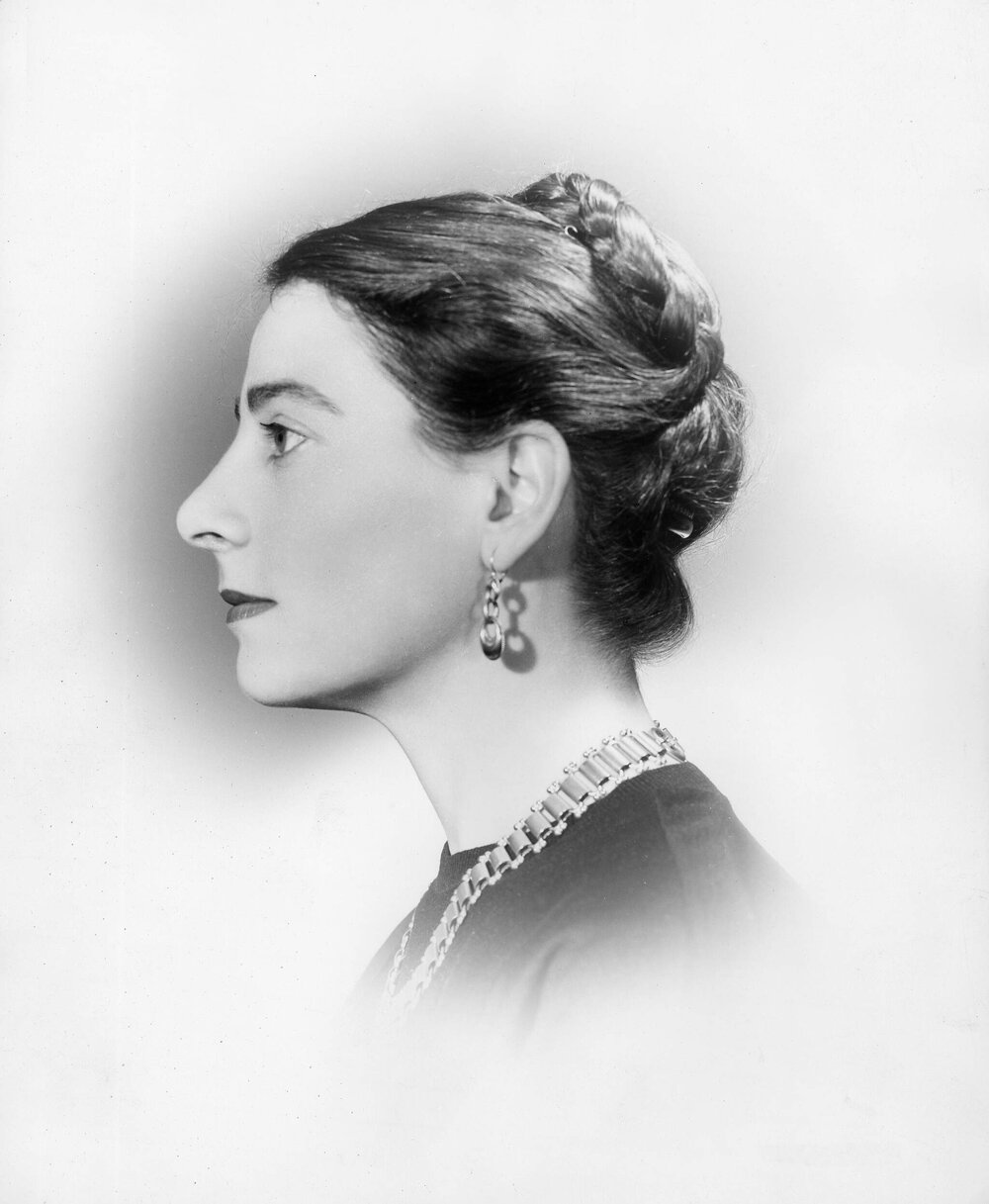 Studio portrait of Patricia Excell.